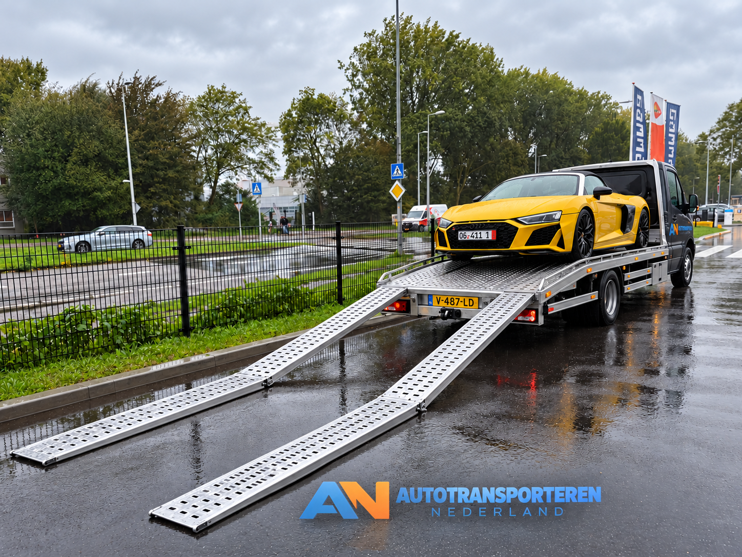 Sportauto bij Autotransporteren Nederland